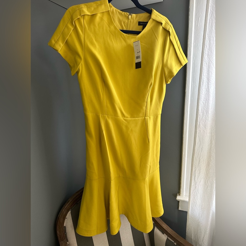 Banana Republic dress with peplum bottom